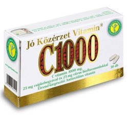   Jó Közérzet Vitamin® C Vitamin 1000 mg 25 mg csipkebogyóval és 25 mg citrus bioflavonoiddal (30 db)