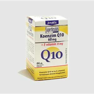 JutaVit Koenzim Q10 60mg + E-vitamin 35mg (66 db) JutaVit Koenzim Q10 60mg + E-vitamin 35mg (66 db)