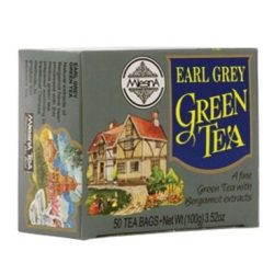 Mlesna Zöld tea Earl Grey (50 filter)