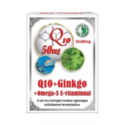 Dr. Chen Q10 50 mg + Ginkgo + Omega-3 (30 db)