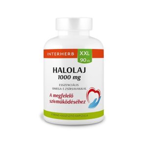 Interherb XXL Halolaj 1000 mg lágyzselatin kapszula (90 db) Interherb XXL Halolaj 1000 mg lágyzselatin kapszula (90 db)
