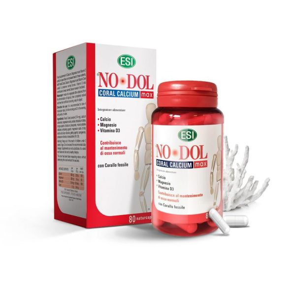 Natur Tanya® ESI® Korall kalcium kapszula - magnéziummal és D3 vitaminnal, nehézfém- mentes, szerves termék (80 db)
