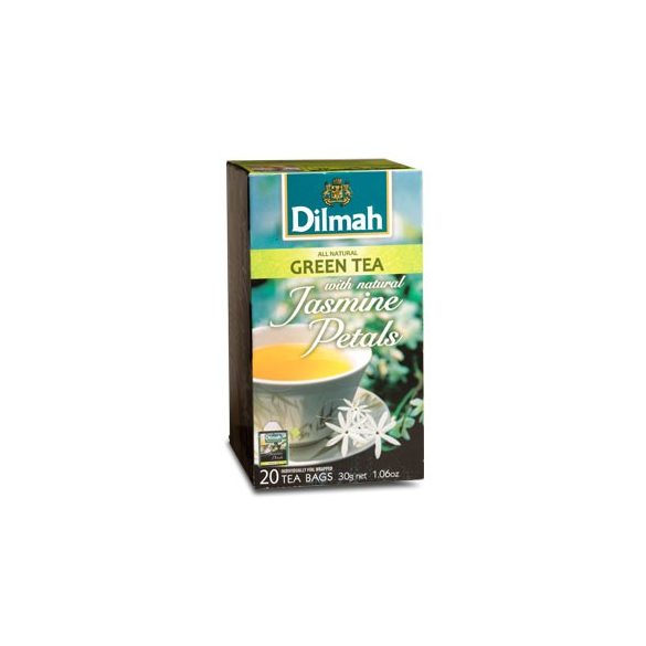 Dilmah Zöld tea, Jázmin aromás, filteres (20 db x 1,5 g)