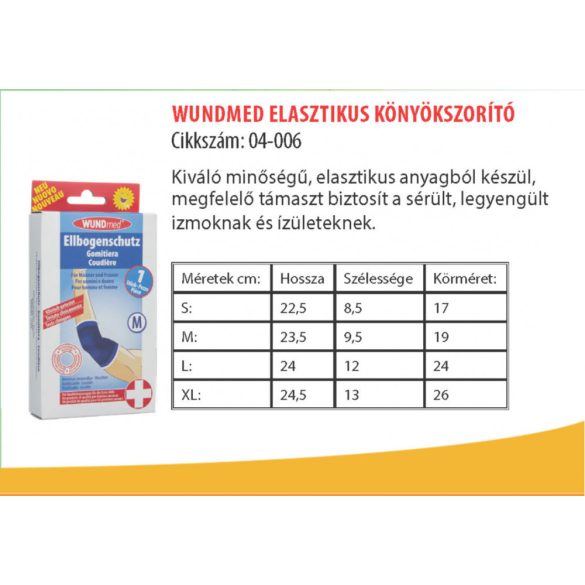 WundMed Könyökszorító elasztikus (1 db)