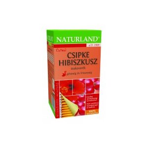 Naturland Csipke-Hibiszkusz filteres teakeverék (20 db)