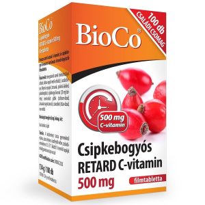 BioCo Csipkebogyós Retard C-vitamin 500 mg tabletta (100 db)