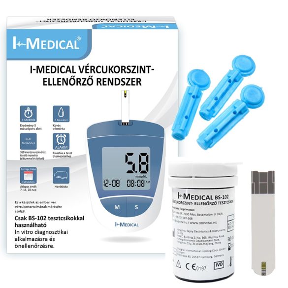I-Medical Vércukorszint mérő szett (1 db)