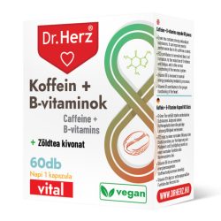 Dr. Herz Koffein + B-vitaminok kapszula (60 db)