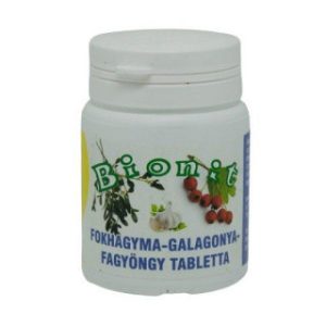 Bionit Fokhagyma-galagonya-fagyöngy tabletta (150 db)