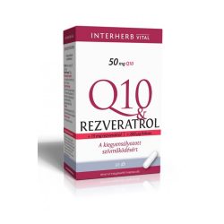 Interherb Vital Q10 Rezveratrol kapszula ( 30 db)