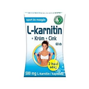 Dr. Chen L-karnitin 500 + Króm + Cink kapszula (60 db) Dr. Chen L-karnitin 500 + Króm + Cink kapszula (60 db)