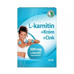 Dr. Chen L-karnitin 500 + Króm + Cink kapszula (60 db)
