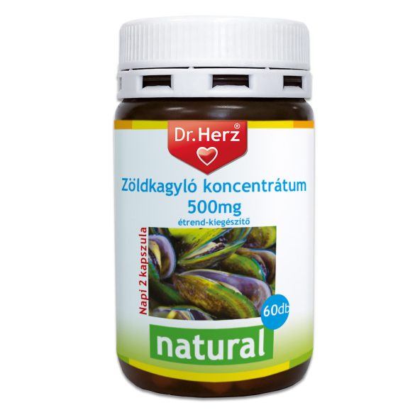 Dr. Herz Zöldkagyló Koncentátum 500mg kapszula (60 db)
