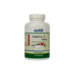   NutriLAB Omega-3 1000 mg halolaj (EPA és DHA) kapszula (150 db)