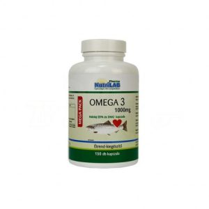 NutriLAB Omega-3 1000 mg halolaj (EPA és DHA) kapszula (150 db)