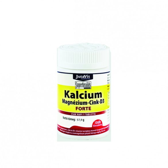 JutaVit Kalcium+Magnézium+Cink+D3 vitamin forte (30 db)