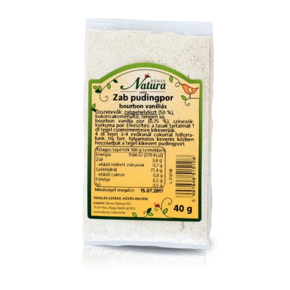 Dénes Natura Zab pudingpor vaníliás (40 g)