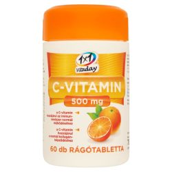   1x1 Vitaday C-vitamin 500 mg rágótabletta narancs ízű (60 db)