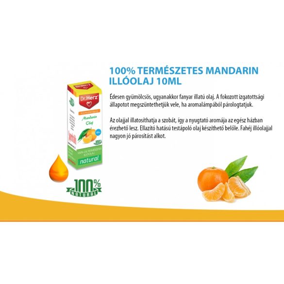 Dr. Herz Mandarin illóolaj (10 ml) 