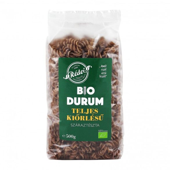 Rédei Bio Durum teljes kiőrlésű tészták orsó (500 g) 