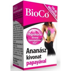 BioCo Ananász kivonat papayával tabletta Megapack (100 db)