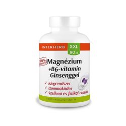   Interherb XXL Magnézium és B6-vitamin ginsenggel tabletta (90 db)
