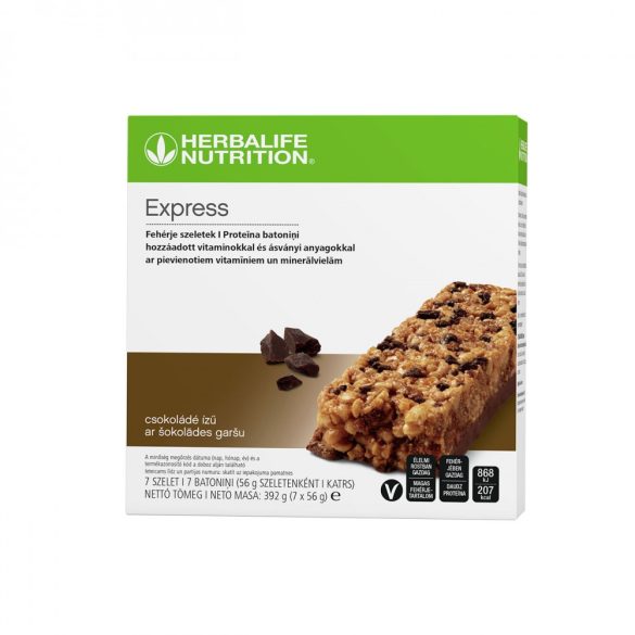 Herbalife F1 Express Fehérje szelet csokoládé ízben (7x56 g)