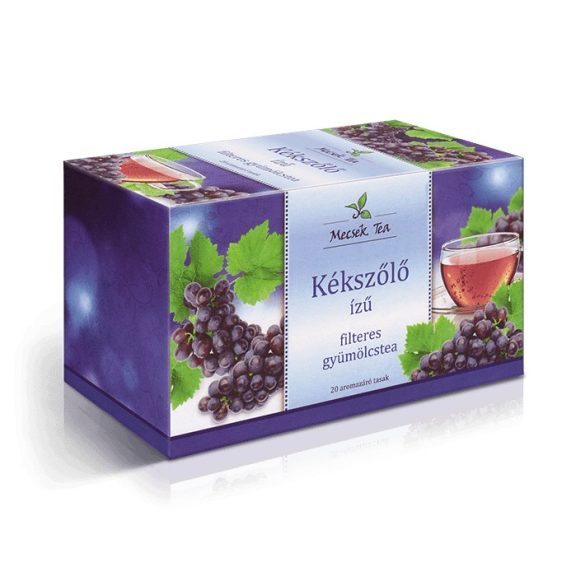 Mecsek Tea Kékszőlő ízű filteres gyümölcstea (20 x 2 g) 