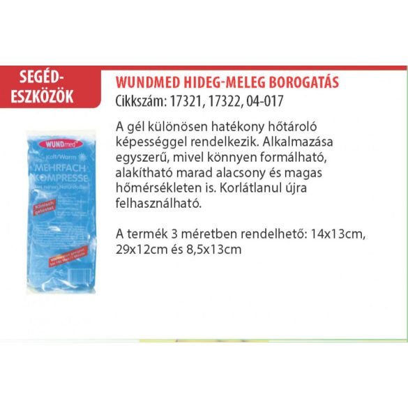 WundMed Hideg-Meleg borogatás 8,5x13 cm (1 db)
