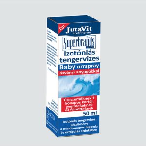JutaVit Izotóniás tengervizes Baby Orrspray (50 ml) JutaVit Izotóniás tengervizes Baby Orrspray (50 ml)