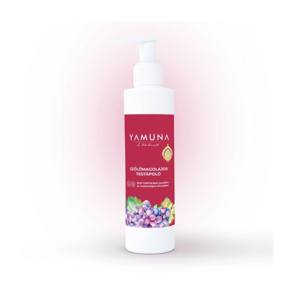 Yamuna Szőlőmagolajos testápoló (200 ml)