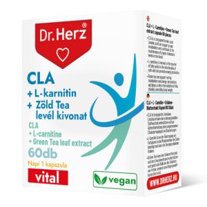 Dr. Herz CLA + L-karnitin + Zöld tea kivonat kapszula (60 db)