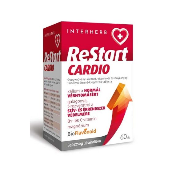 Interherb ReStart Cardio tabletta (60 db)