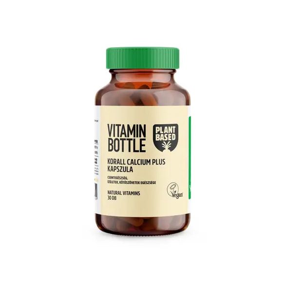 Vitamin Bottle Korall Calcium Plus D3 vitamin 2000 NE kapszula (60 db)