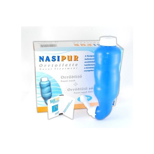 Nasipur Orröblítő készülék sóval (1 db)