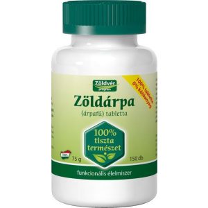Zöldvér Zöldárpa 100 % tabletta (150 db) Zöldvér Zöldárpa 100 % tabletta (150 db)