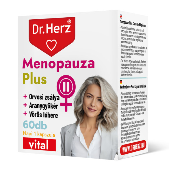 Dr. Herz Menopauza Plus kapszula (60 db) 