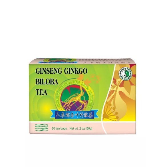 Dr. Chen Ginseng gingko zöldtea (20x3 g filter) 