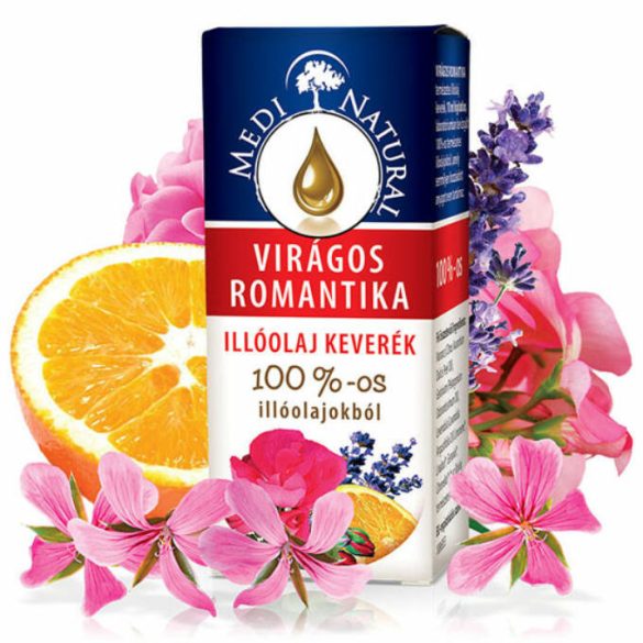 MediNatural 100%-os illóolaj-keverék Virágos romantika (10 ml)