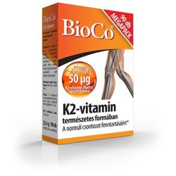BioCo K2 vitamin tabletta (90 db)