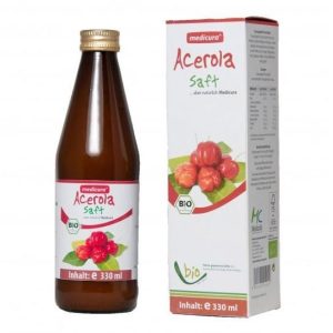 Medicura Acerola 100% Bio gyümölcslé (330 ml)