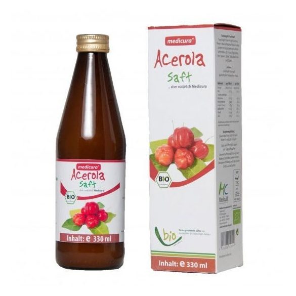 Medicura Acerola 100% Bio gyümölcslé (330 ml)