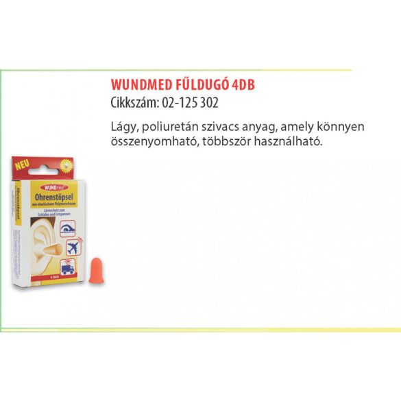 WundMed Füldugó (4 db)