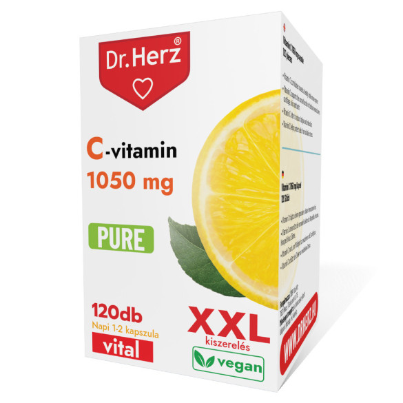 Dr. Herz C-vitamin 1050 mg PURE XXL kapszula (120 db )