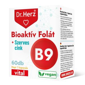 Dr. Herz Bioaktív Folát + Szerves Cink kapszula (60 db) 
