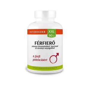 Interherb XXL Férfierő filmtabletta növényi kivonatokkal, taurinnal és ásványi anyagokkal (90 db) Interherb XXL Férfierő filmtabletta növényi kivonatokkal, taurinnal és ásványi anyagokkal (90 db)