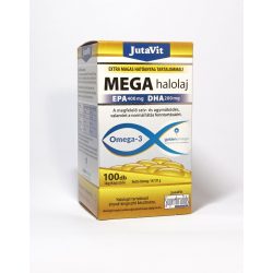 JutaVit Mega Omega-3 halolaj kapszula (100 db)