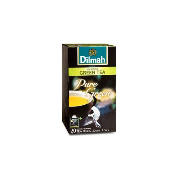 Dilmah Zöld tea, Natural, filteres (20 db x 1,5 g)