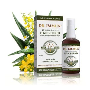 Dr. Immun 25 gyógynövényes hajcseppek hajhullás, korpásodás ellen (50 ml) Dr. Immun 25 gyógynövényes hajcseppek hajhullás, korpásodás ellen (50 ml)
