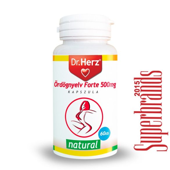 Dr. Herz Glücomannán Ördögnyelv Forte 500 mg kapszula (60 db)
